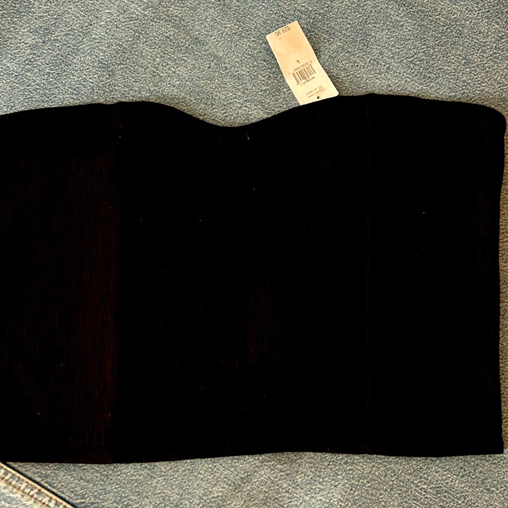 GAP (NWT) Black Strapless Tube Top - Sz Large